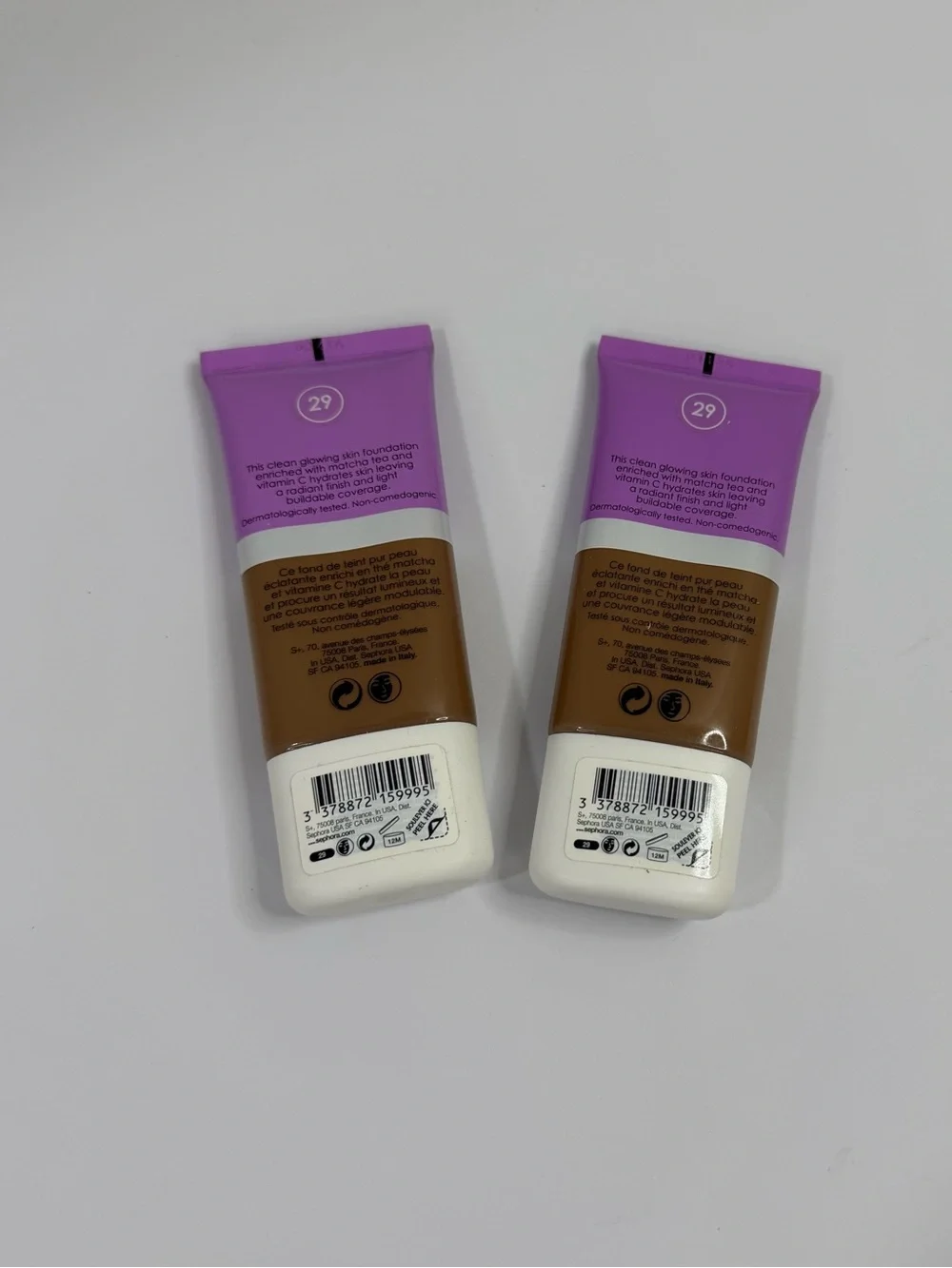 Shade 29 NEW-  2 Sephora Clean Glowing Skin Foundation